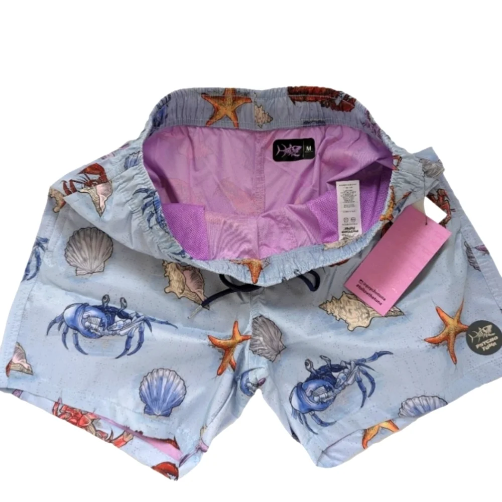 Mens M Swimsuit Psycho Tuna Board Shorts Medium Summer vacation swim tru… - Picture 5 of 10